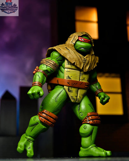 Teenage Mutant Ninja Turtles Raphael action figure by Toy Snowman, 7-inch collectible toy from Mirage Comics series.