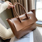Fashion Women Shoulder Bags Large Capacity Handbags Simple Retro Tote Bags Solid Color Famous Brand High Quality Bags - Shopthatapp.ca