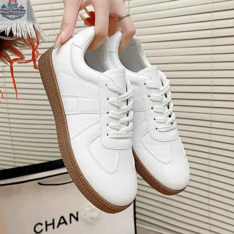 Retro Casual Sports Shoes Womens Flat Sneakers Single-layer Shoes - Shopthatapp.ca