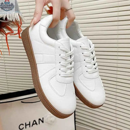 Retro Casual Sports Shoes Womens Flat Sneakers Single-layer Shoes - Shopthatapp.ca