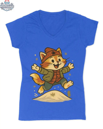 Colorful Canadian kitty figurine from Shopthatapp.ca, featuring vibrant design and playful details.