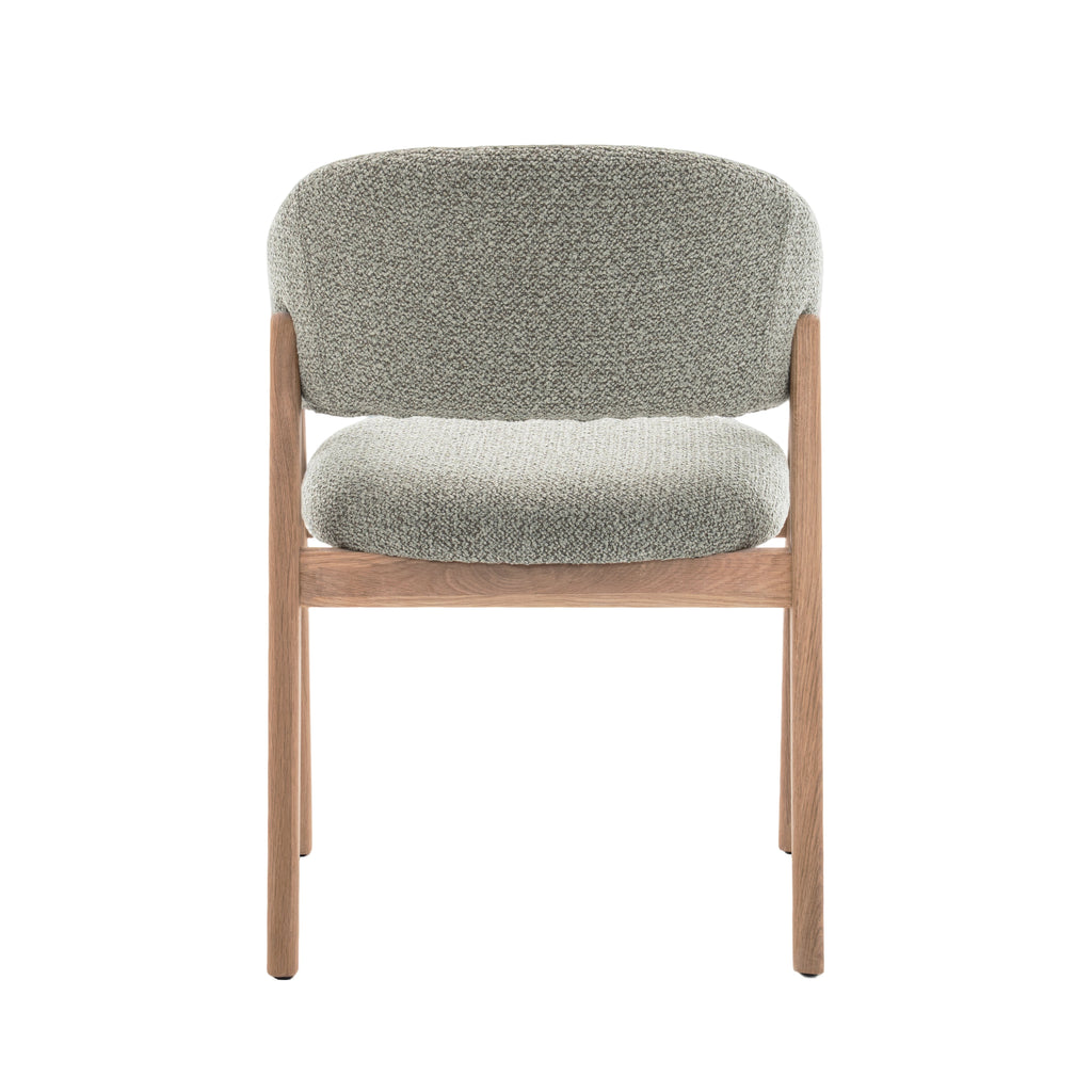 Fiol Dining Chair – Mint Green Upholstery & Natural Wood Frame - Www.Shopthatapp.ca