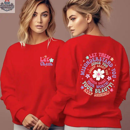 Woman Clothing Let Them Misunderstand You Sweatshirt - Shopthatapp.ca