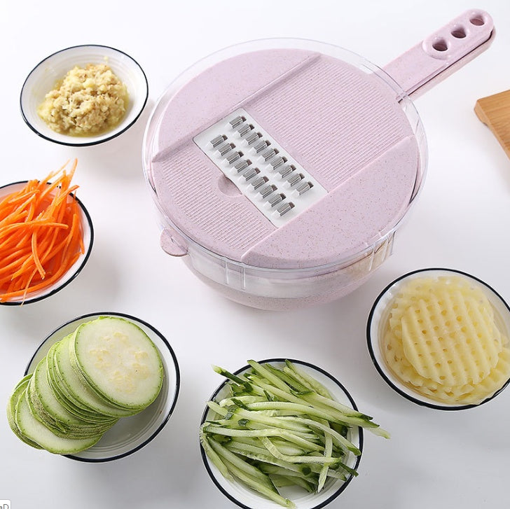 8 In 1 Mandoline Vegetable Slicer - Versatile Potato Peeler, Carrot and Onion Grater - Shopthatapp.ca