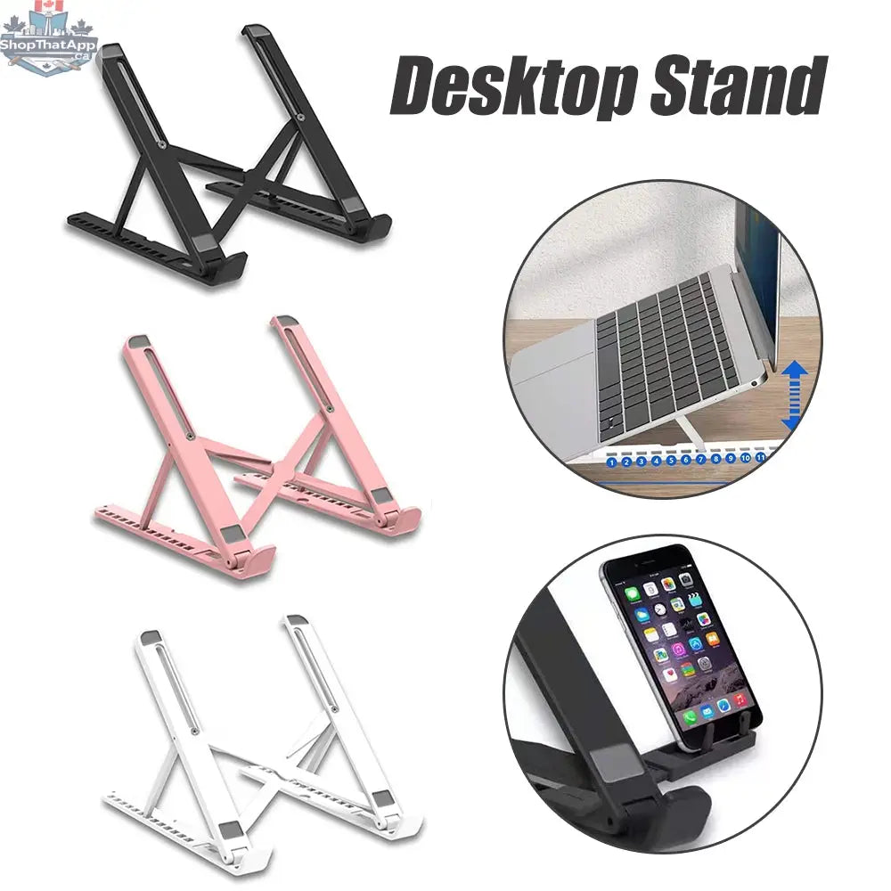 Laptop Vertical Liftable Folding Computer Stand - Shopthatapp.ca