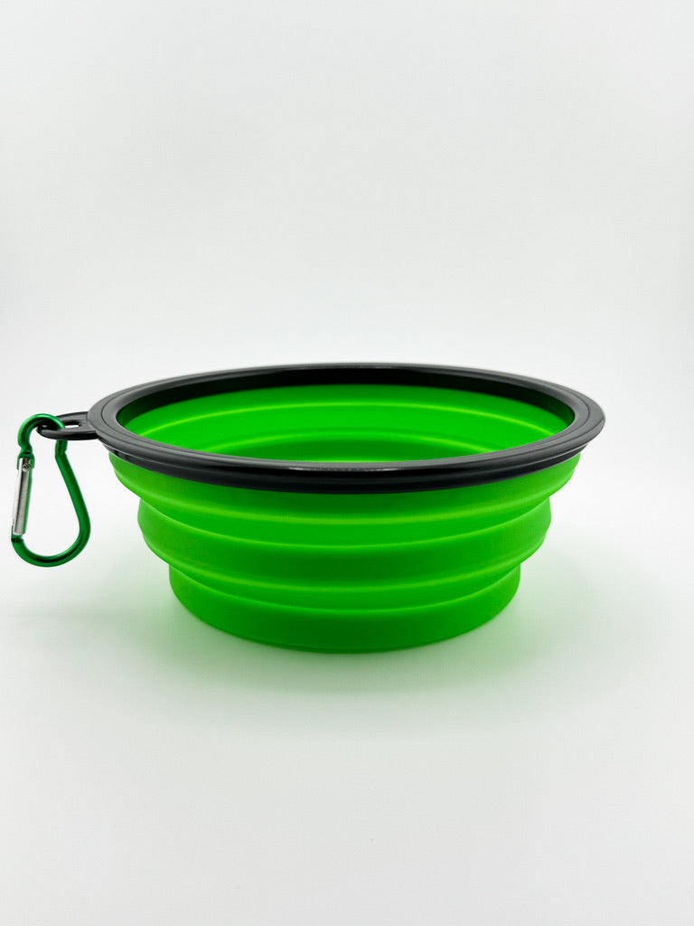 Green Foldable Dog Bowl - Www.Shopthatapp.ca