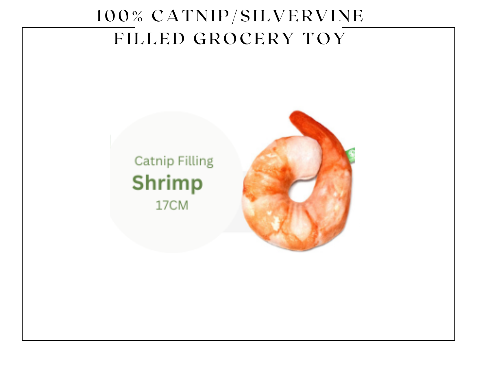 100% Silvervine Catnip Cuddle Toy - Grocery Shaped Plush for Cats - Shopthatapp.ca