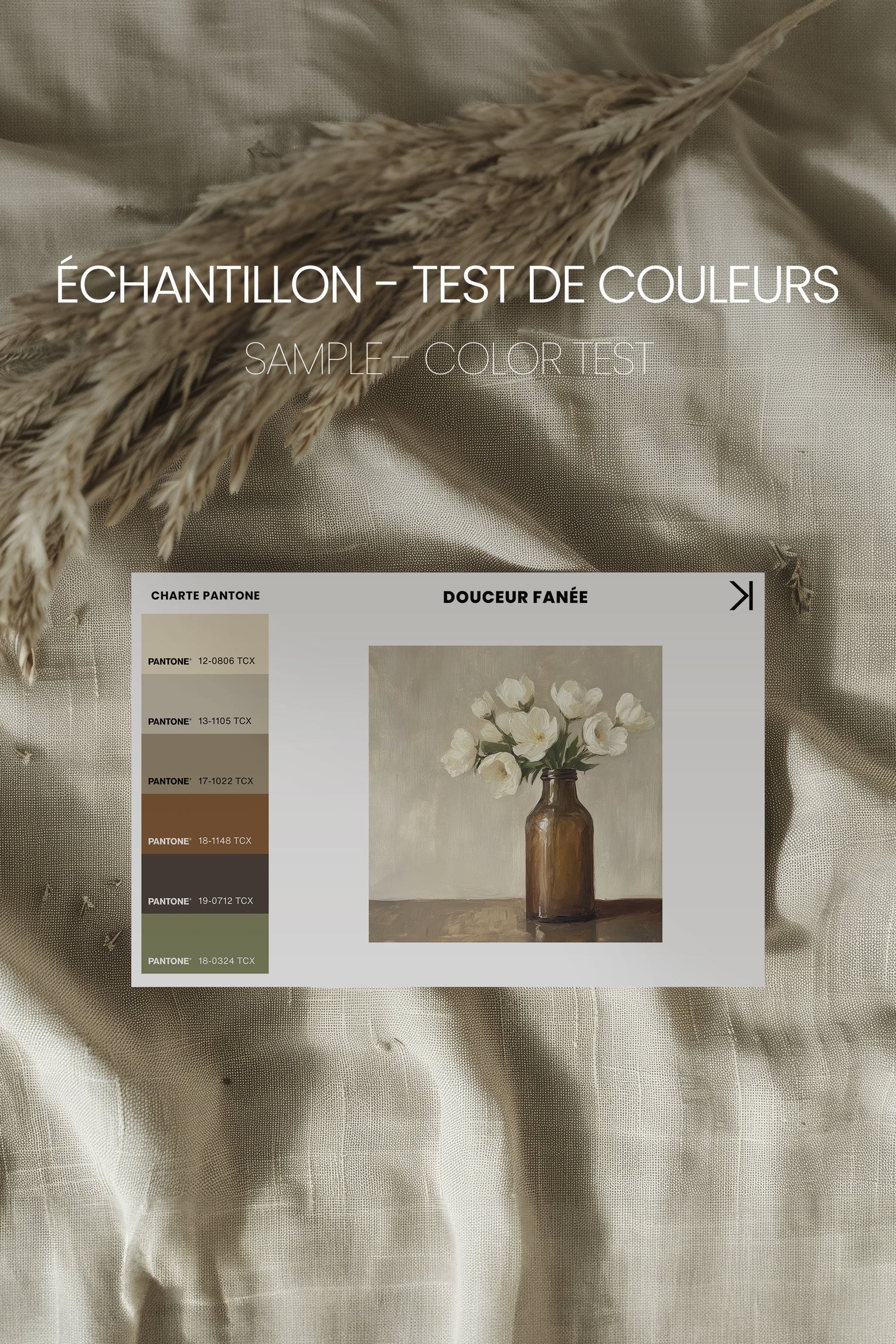 Peinture DOUCEUR FANÉE sur toile étirée - Shopthatapp.ca