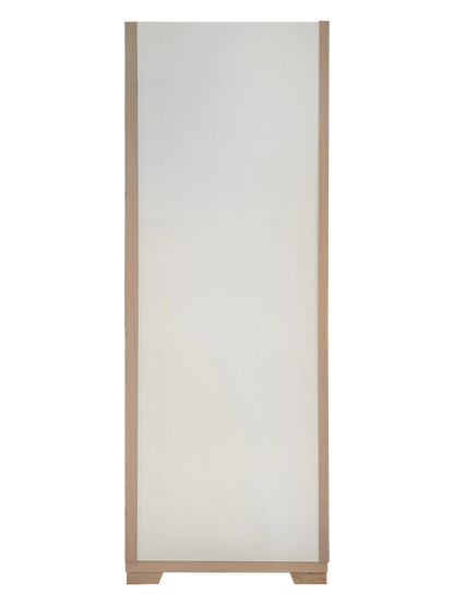 Zoppinh Blisspod Vienna infrared sauna for one with Canadian Hemlock wood, compact size, and glass door, designed for home wellness.