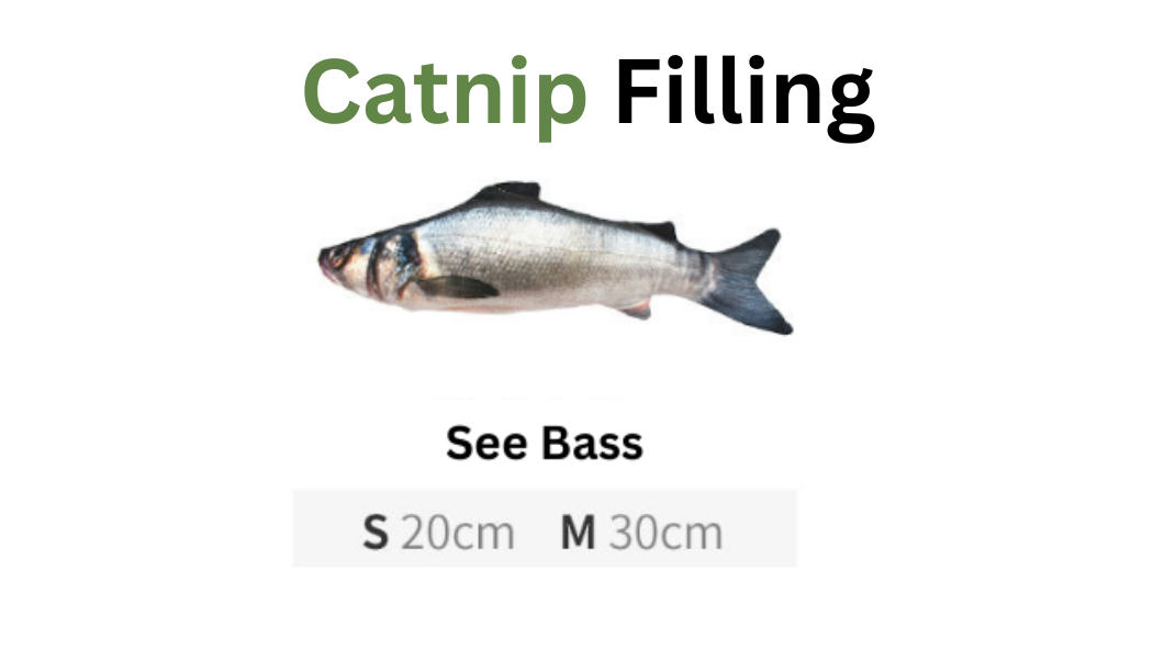 100% Silvervine Catnip Fish Toy - Cuddle Toy for Cats - Shopthatapp.ca