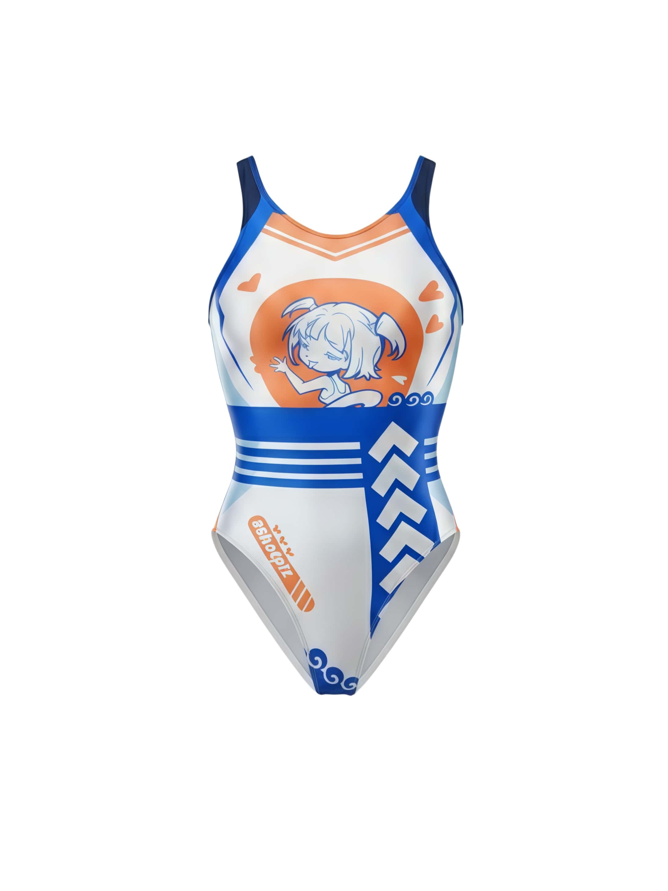 Japanese Anime Spandex Swimwear Racing Suit Wet Suit Race Queen Costume - Shopthatapp.ca
