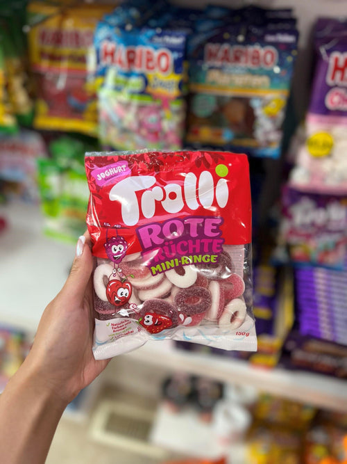 (GERMANY) TROLLI ROTE FRUCHTE MINI RING 🍓🍒- 150G - Www.Shopthatapp.ca