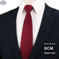 Mens Business Formal Zipper Tie With Blue Stripes - Shopthatapp.ca