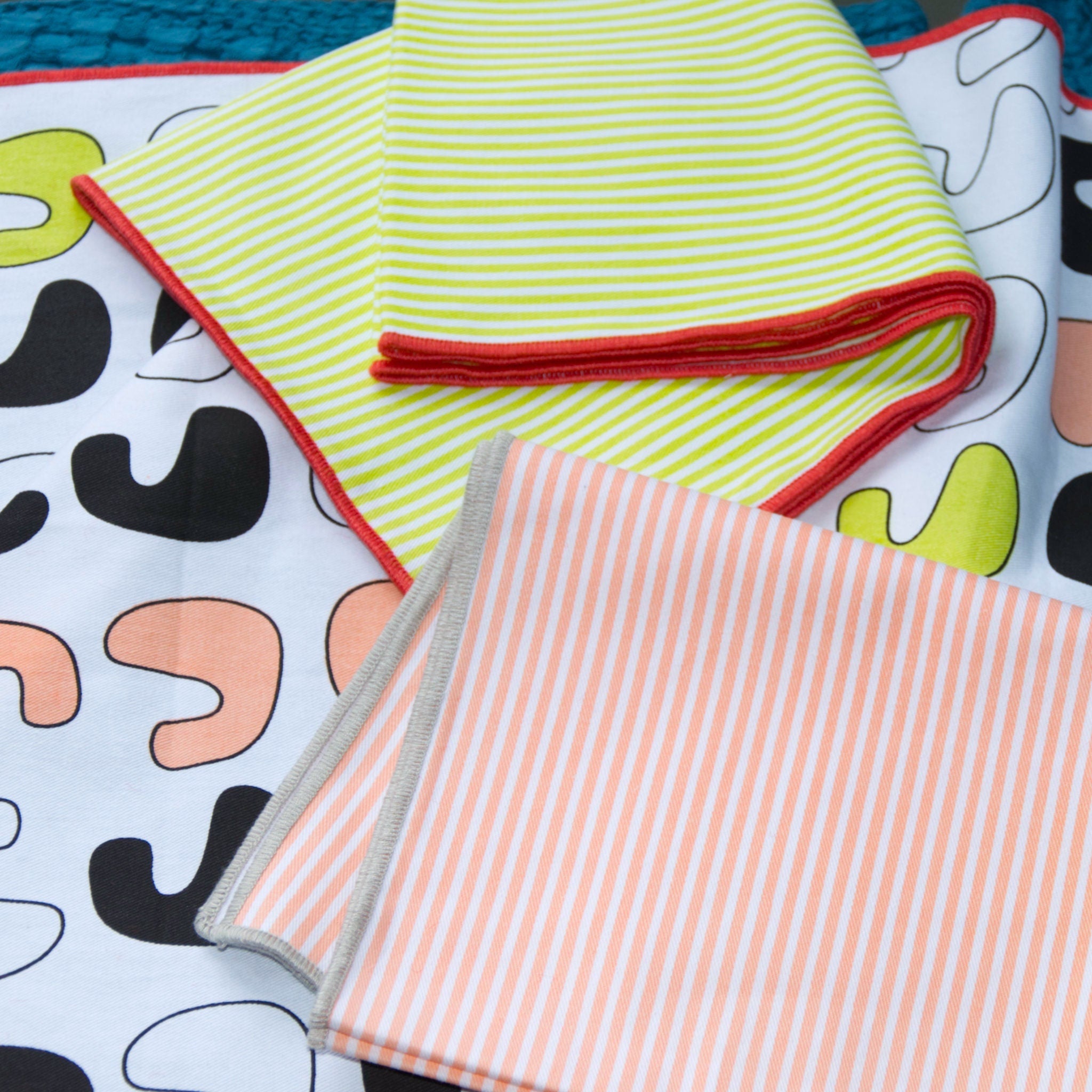 Banker Stripes Tea Towels - Shopthatapp.ca