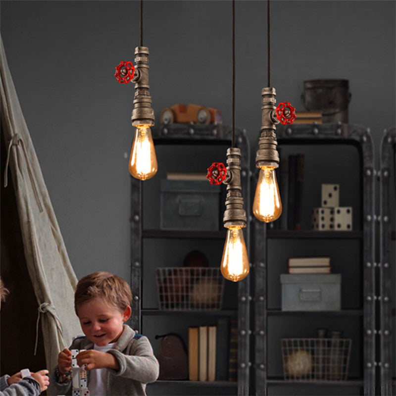 Retro Water Pipe Lamp Industrial Personality Restaurant