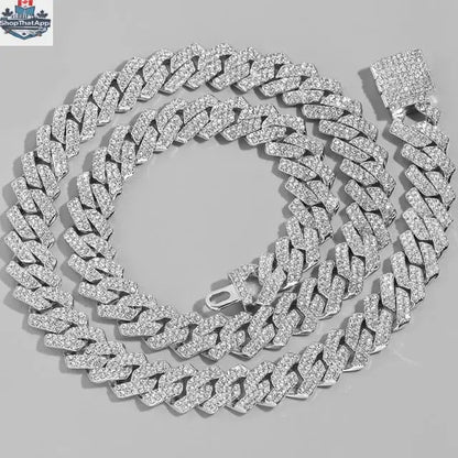 Elevate Your Style with Our 14MM Silver Cuban Link Chain - Shopthatapp.ca