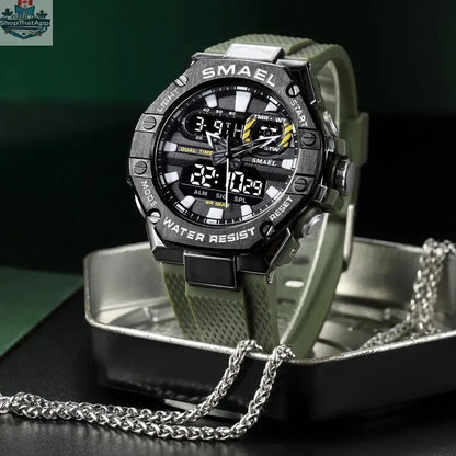 Digital Alloy Electronic Watch Men - Shopthatapp.ca
