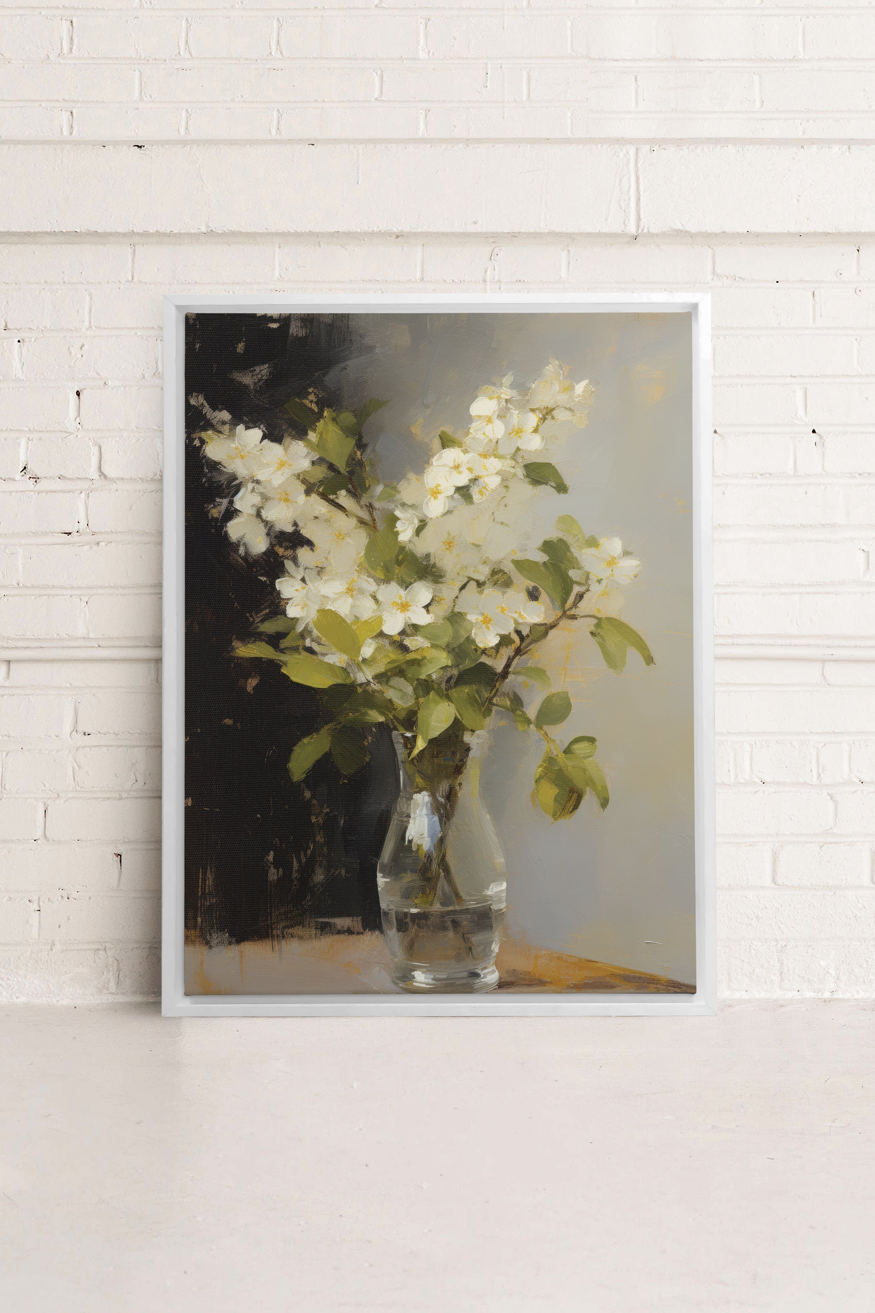 ANTIQUE VASE Artwork - Oeuvre sur toile étiré