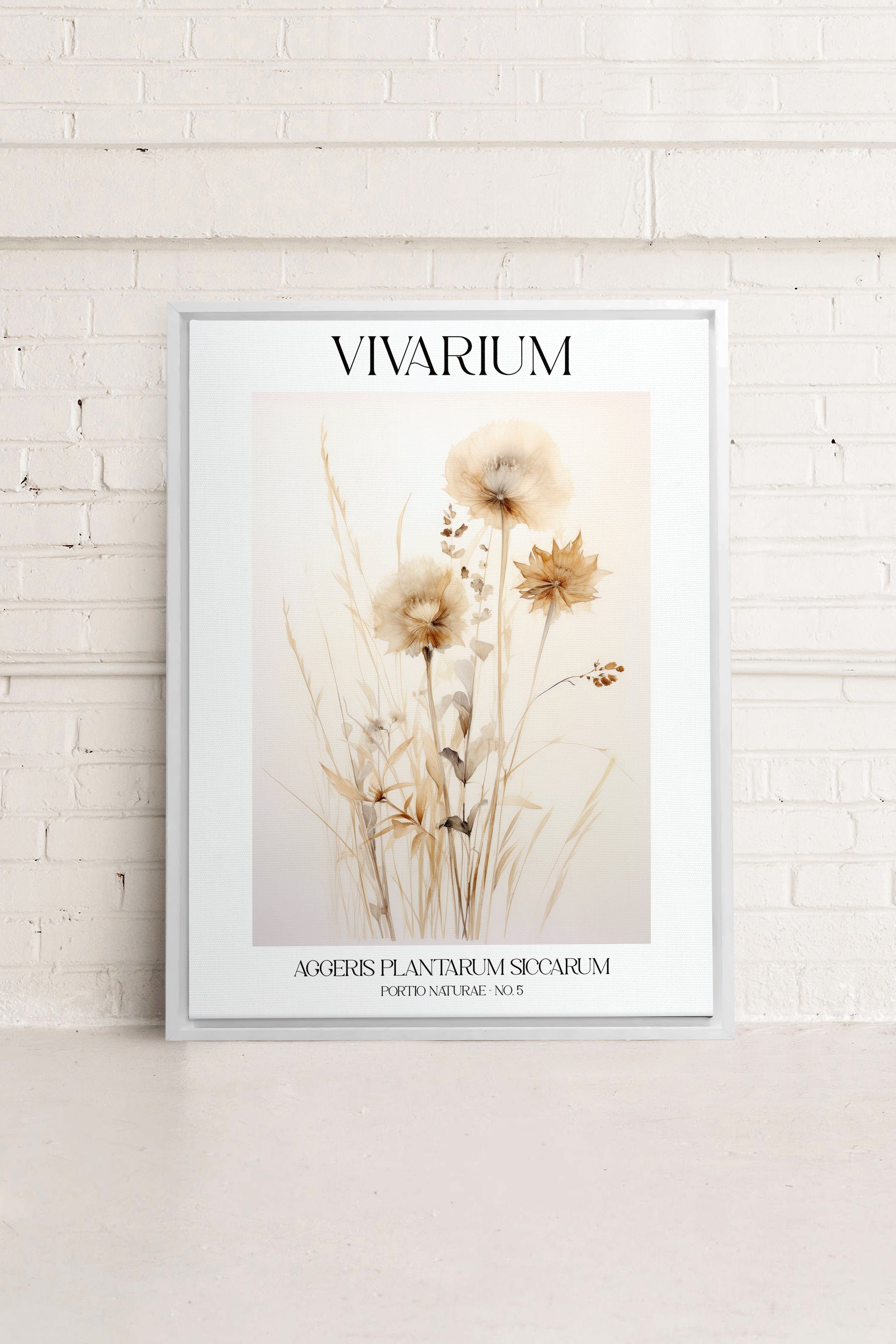 HERBARIUM REVERIE Artwork - Oeuvre sur toile étiré