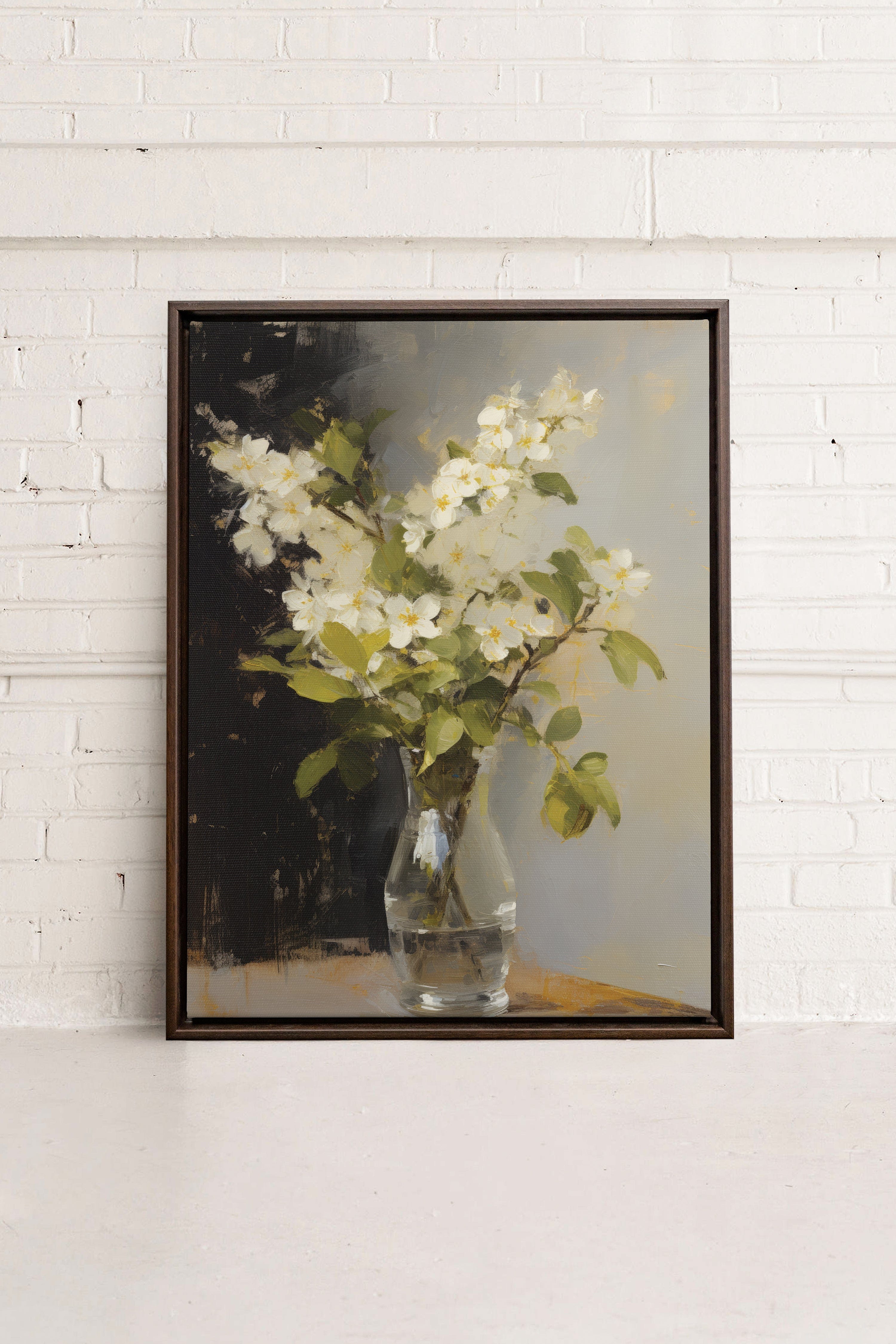 ANTIQUE VASE Artwork - Oeuvre sur toile étiré