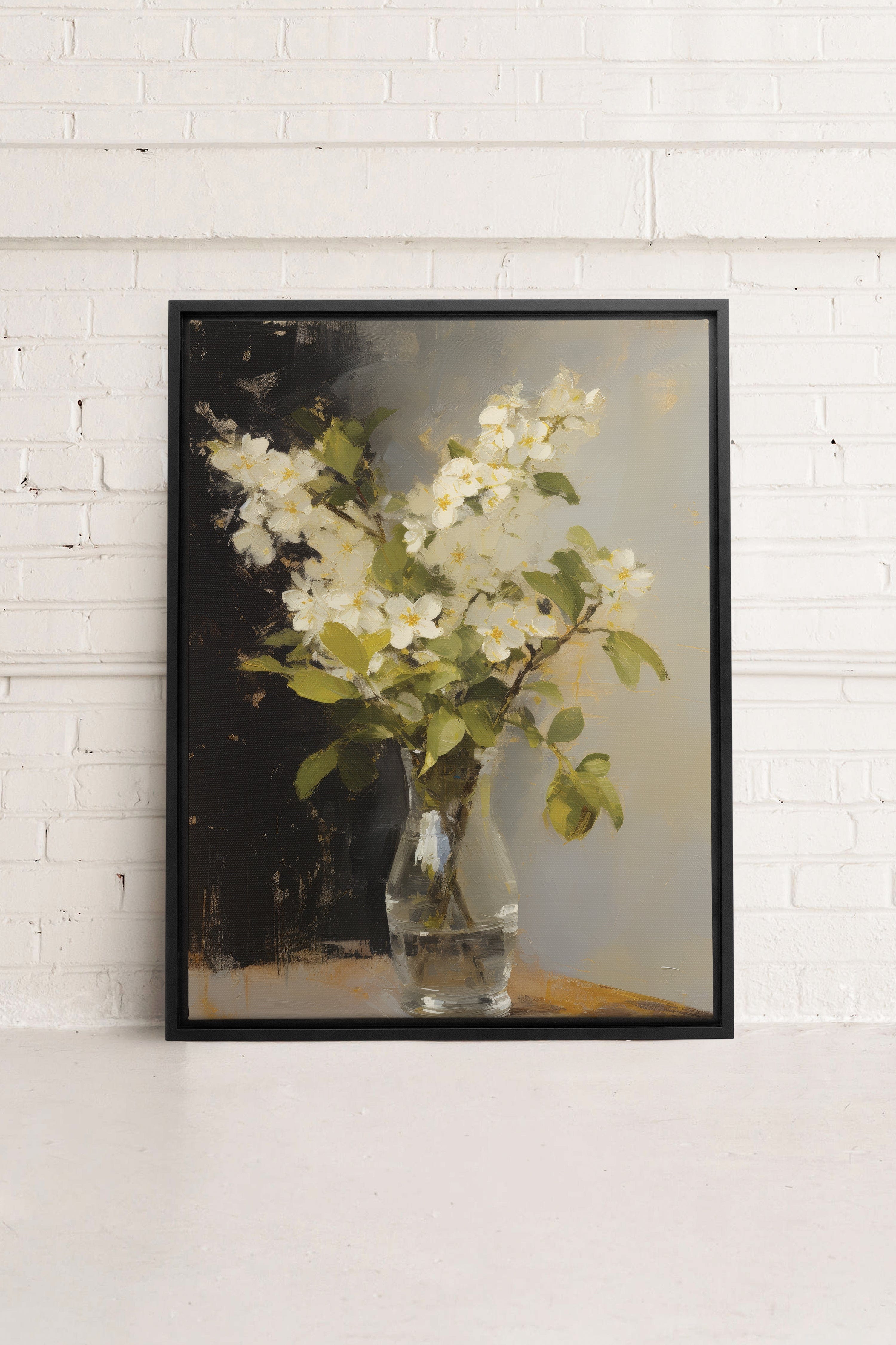 ANTIQUE VASE Artwork - Oeuvre sur toile étiré