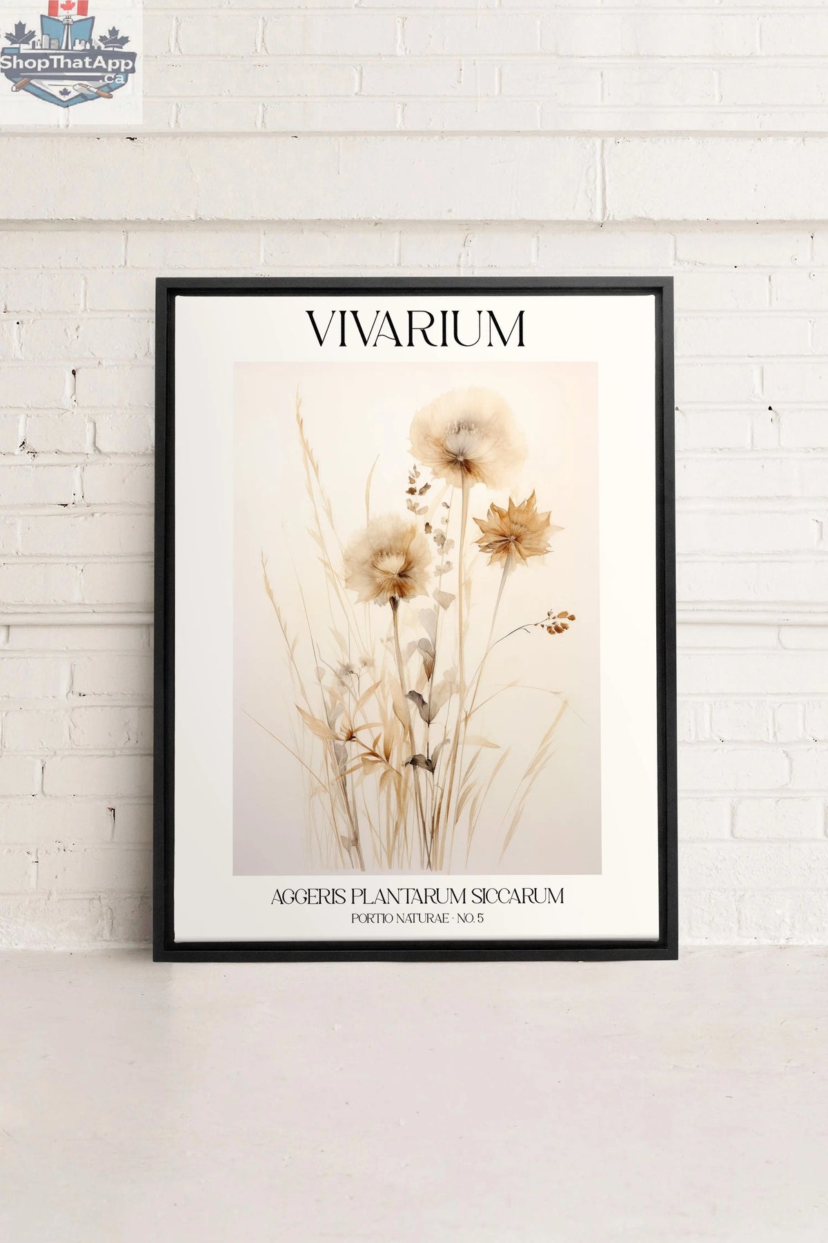 HERBARIUM REVERIE Artwork - Oeuvre sur toile étiré - Shopthatapp.ca