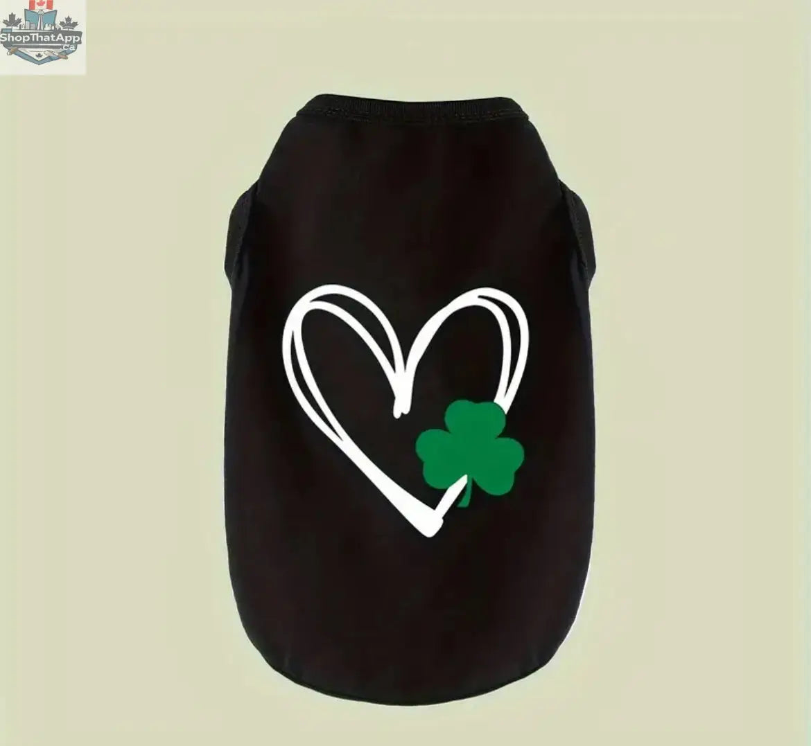 Lucky Heart Tee – Saint Patrick’s Day Dog Tee - Shopthatapp.ca