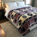 LUXURY PLUSH ULTRA SOFT BLANKET (Navajo Bear Paw)