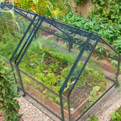 Portable mini greenhouse with waterproof UV-resistant PVC cover, roll-up zipper doors, ideal for indoor and outdoor gardening.