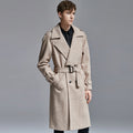 knee Herringbone Coat For Mens