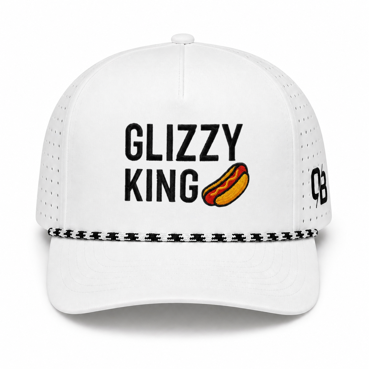 Glizzy King - Snapback (White)