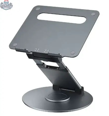 Laptop Stand for Desk with 360° Rotating Base - Shopthatapp.ca