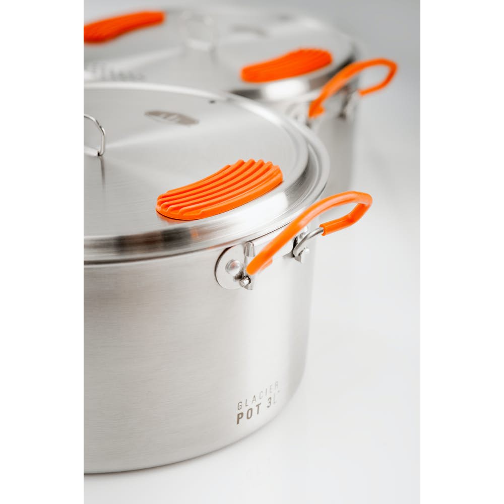 GSI Outdoors Glacier Stainless Steel Base Camper Cookset - Medium ScoutTech