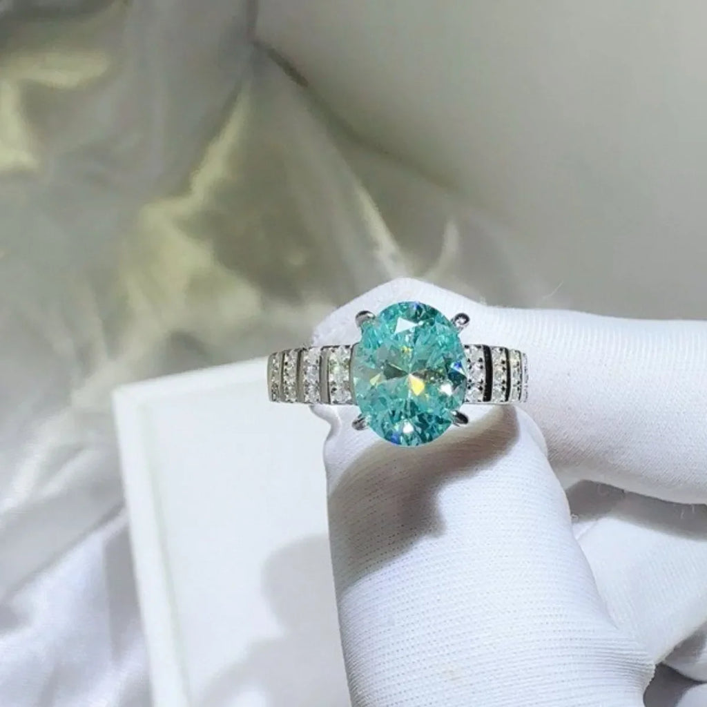 2 Carat Moissanite Ring in 925 Sterling Silver - Shopthatapp.ca