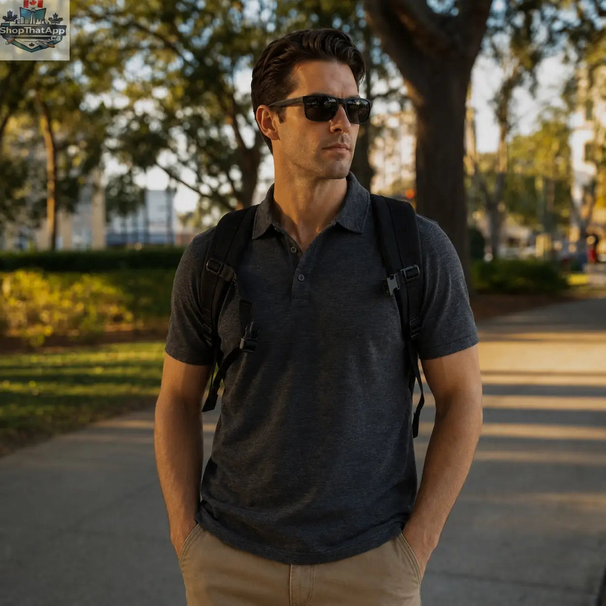 Men's Merino Wool Golf Polo — Lightweight - Shopthatapp.ca