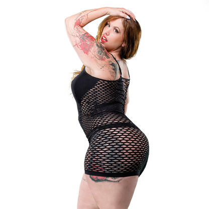 BHNG Curve Low-V Bodystocking--www.Shopthatapp.ca-Fashion Hub Club