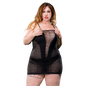 BHNG Curve Low-V Bodystocking--www.Shopthatapp.ca-Fashion Hub Club