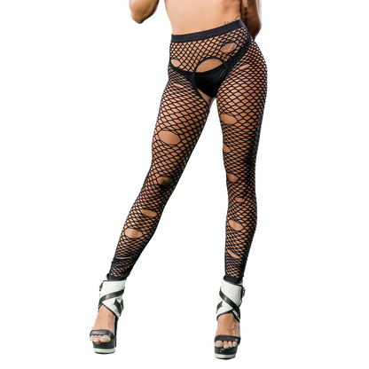 BHNG Side Strap Mesh Leggings-Lingerie-www.Shopthatapp.ca-Fashion Hub Club