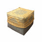 Grey Henna Rattan Box, a stylish home decor storage container by Suzie Blue Canada, with intricate rattan detailing.