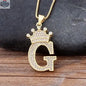 Letter Pendant with Chain - Gold - Shopthatapp.ca