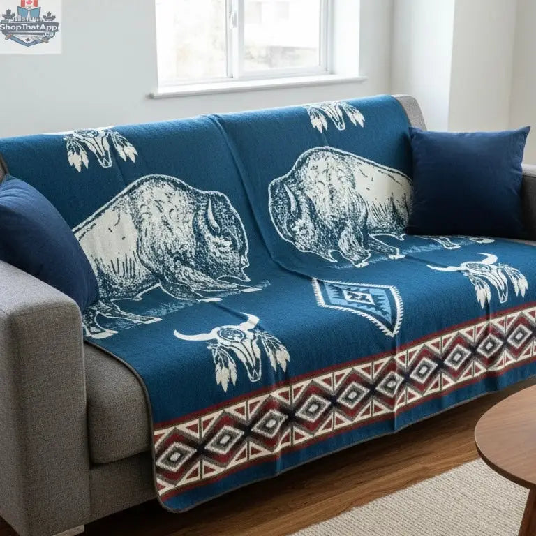 OLDTRIBES™ Spirit of the Great Plains Alpaca Blanket - Shopthatapp.ca