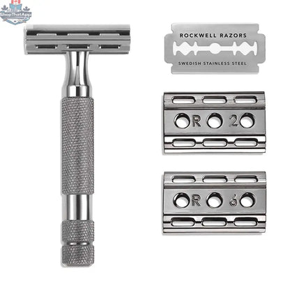 Rockwell 6C Adjustable Razor - Gunmetal Chrome for Beginners - Shopthatapp.ca