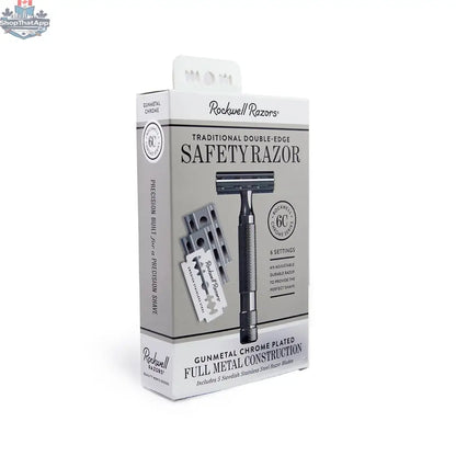 Rockwell 6C Adjustable Razor - Gunmetal Chrome for Beginners - Shopthatapp.ca