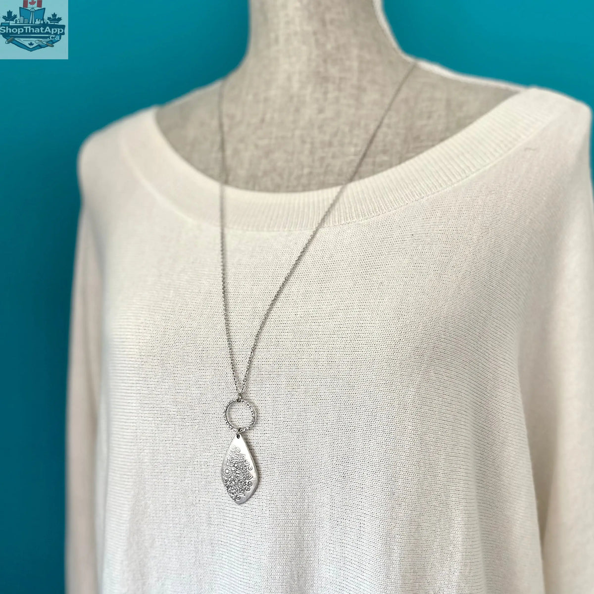 Long Mandala Necklace - Shopthatapp.ca