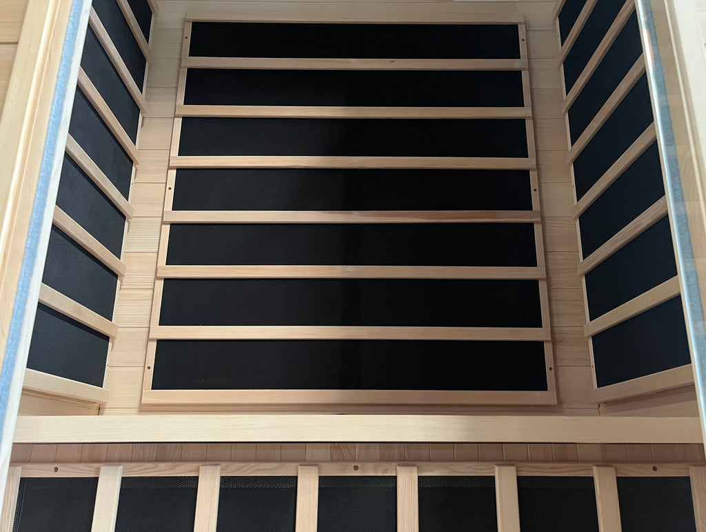 Blisspod | Vienna | Far Infrared Sauna Canadian Hemlock Very Low EMF Sauna, 7 Heaters – 3 Persons - Www.Shopthatapp.ca