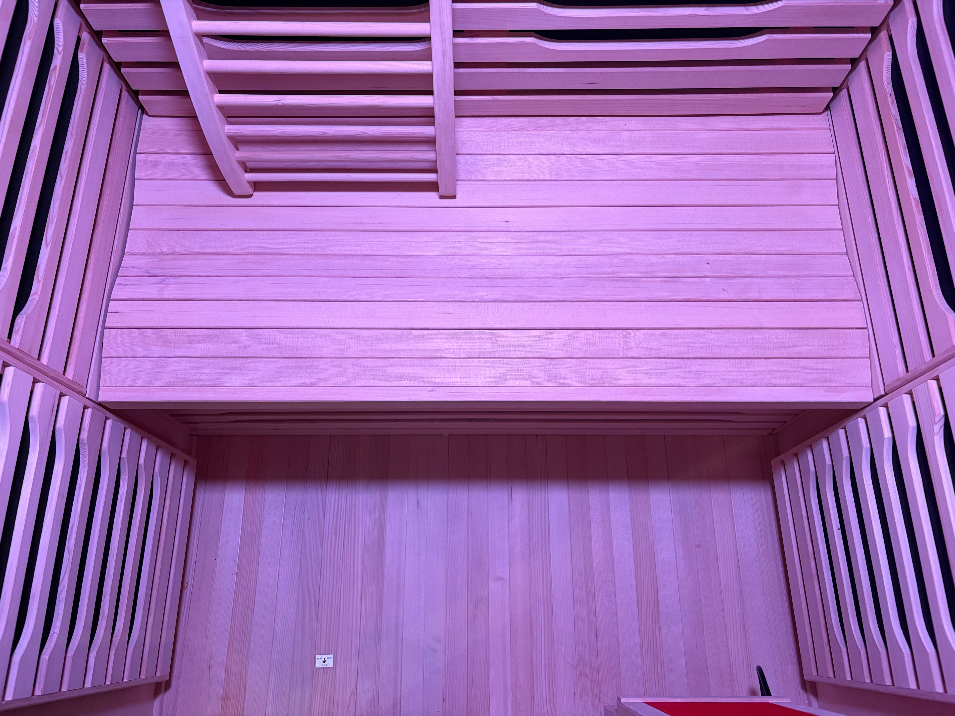 Blisspod | Milano | Full Spectrum Sauna Canadian Hemlock Ultra Low EMF, 6 Far Infrared & Red Glass Heater & Chromotherapy – 2 Person - Www.Shopthatapp.ca