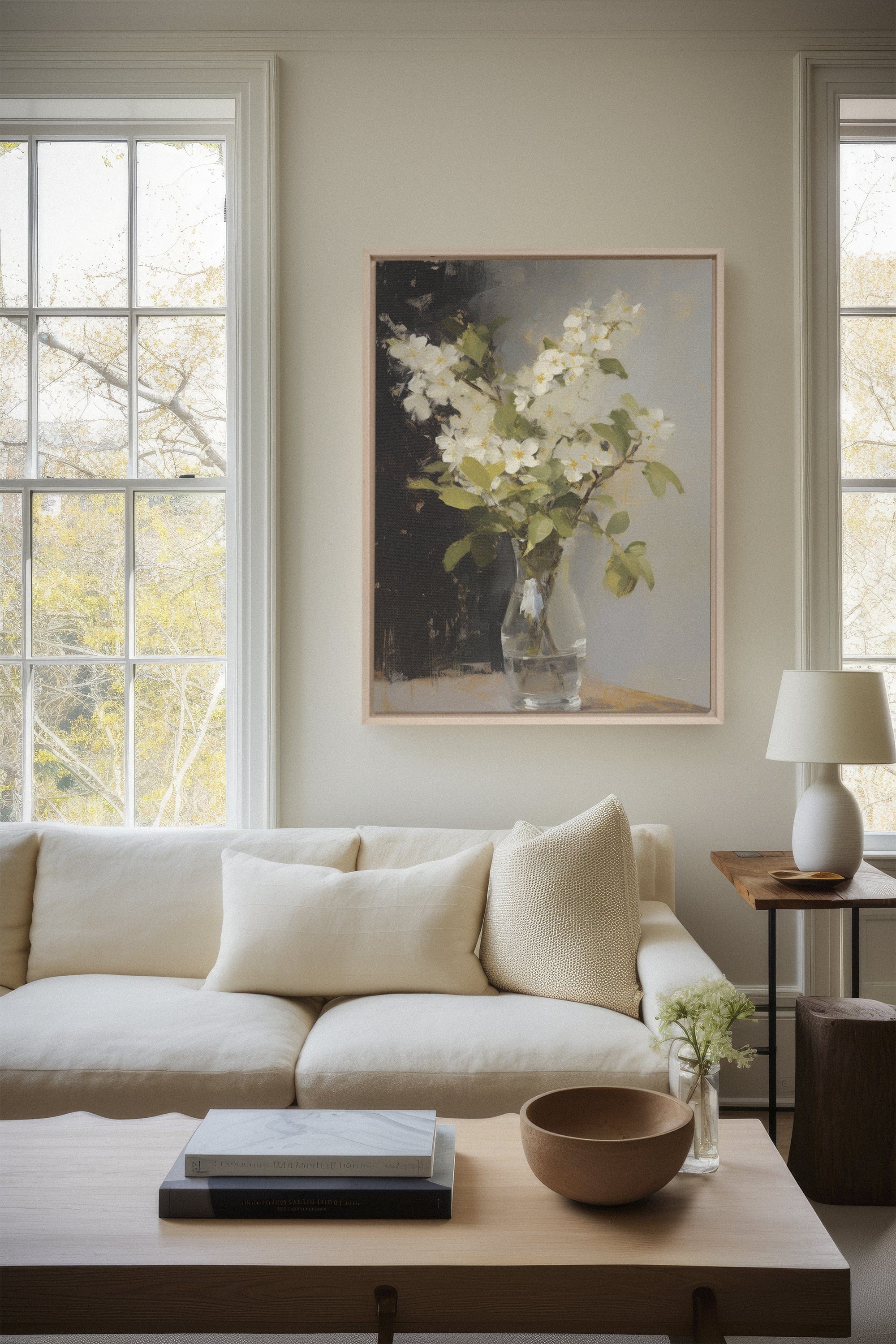 ANTIQUE VASE Artwork - Oeuvre sur toile étiré