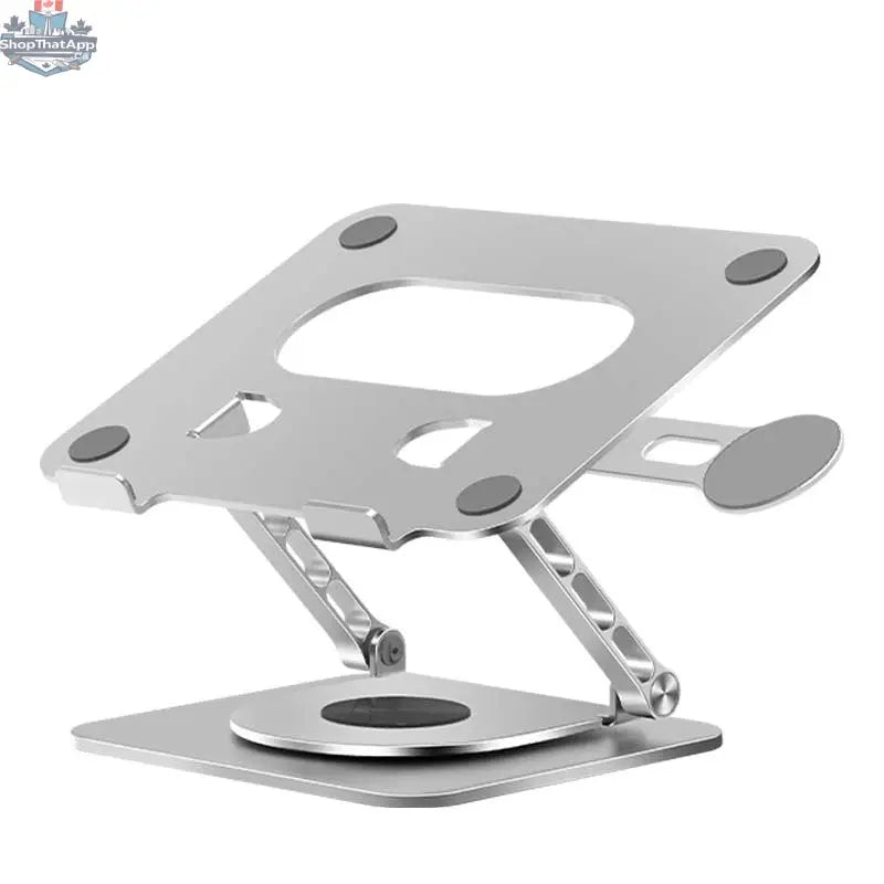 360 Degree Rotating Aluminum Alloy Laptop Stand - Shopthatapp.ca