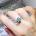 2 Carat Moissanite Ring in 925 Sterling Silver - Shopthatapp.ca