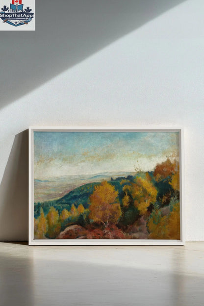 AMBER HILLS Artwork - Oeuvre sur toile étirée - Shopthatapp.ca